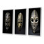 «Ethnical Traditional African Mask», 3 pièces sur toile-1344920671-1344920670