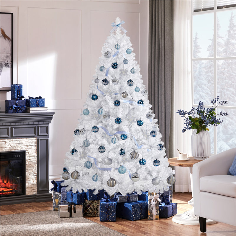 Annilee Cashmere Spruce Artificial Christmas Tree, 6'