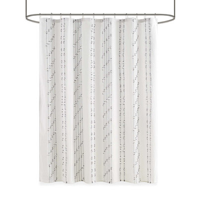 Rideau de douche en jacquard Farmhouse