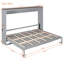 Grand lit escamotable mural et USB-797488999