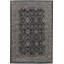 Manchuria Wool Oriental Area Rug in Black/Blue/Red/Green