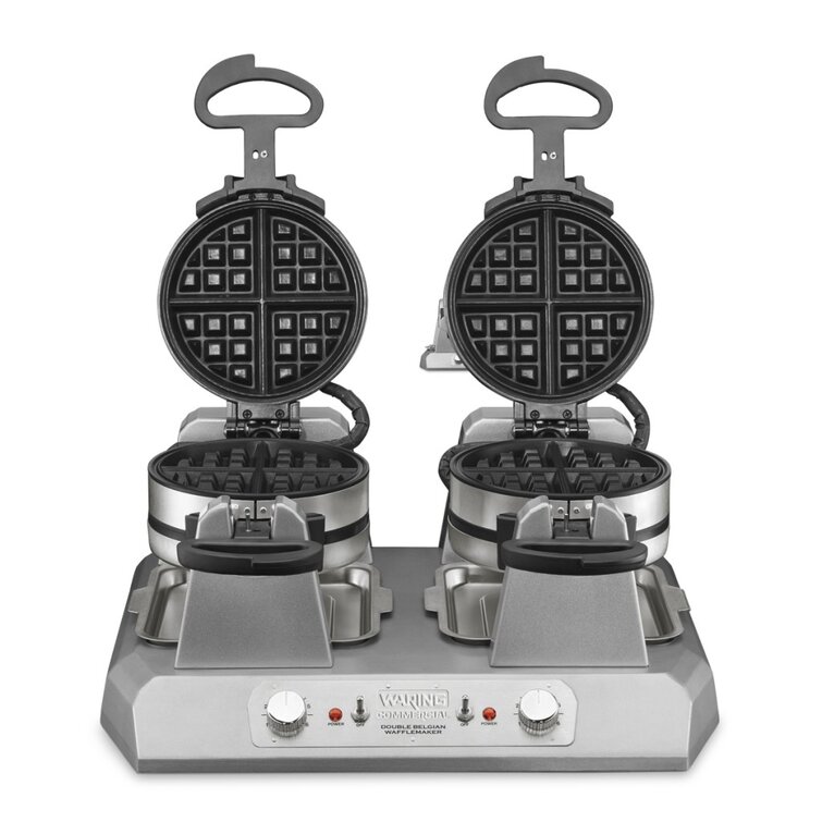 Homecraft 7 Round Belgian Waffle Maker Stainless