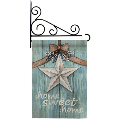 Double Sided 18.5'' H x 13'' W Polyester Flag Set