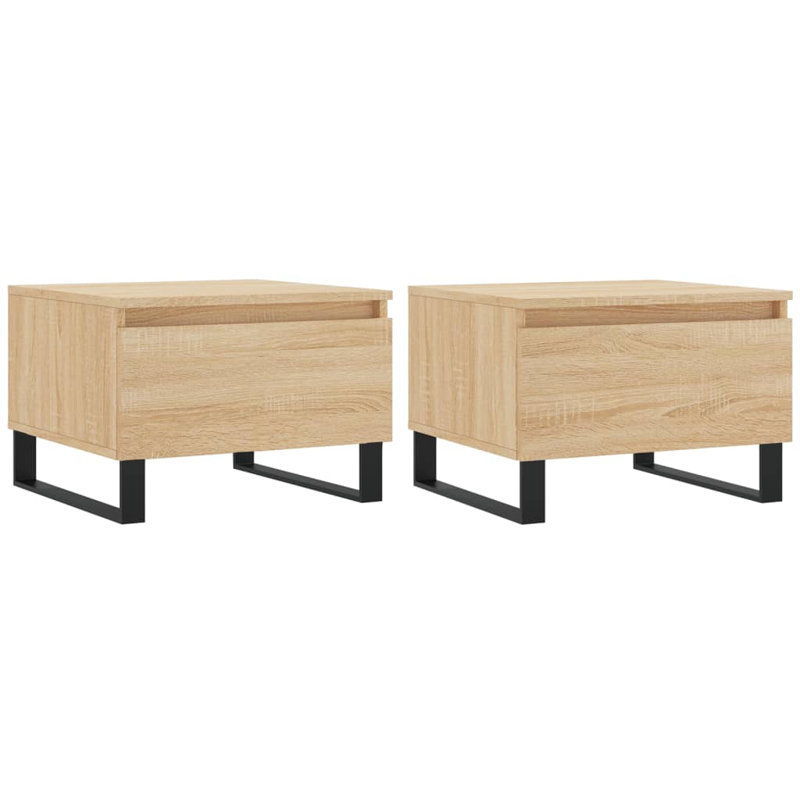 Coffee Table with Storage, Sonoma Oak
