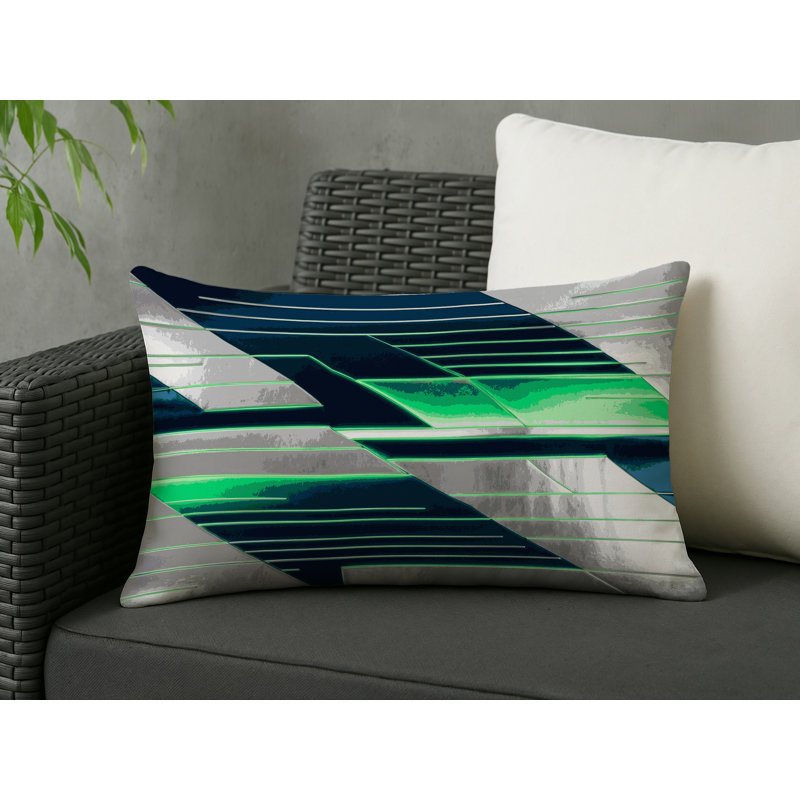 Celestial Horizon Indoor And Outdoor Throw Pillow, Rectangle 14"H x 20"W