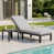 Light Gray Cushion/Gray Frame