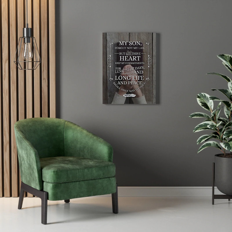Long Life And Peace - Wrapped Canvas Print, 76cm H x 61cm W