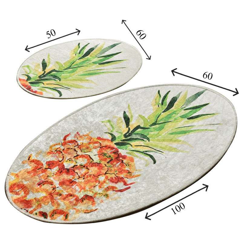 Ensemble de tapis de bain de qualité supérieure (2 pièces) en polyester antidérapant de 19,7 po x 23,6 po et de 23,6 po x 39,4 po | Antiallergique, anti-poussière et anti-taches, 700 gr / m² | Lavable à la machine, parfait pour la décoration de salle de bain