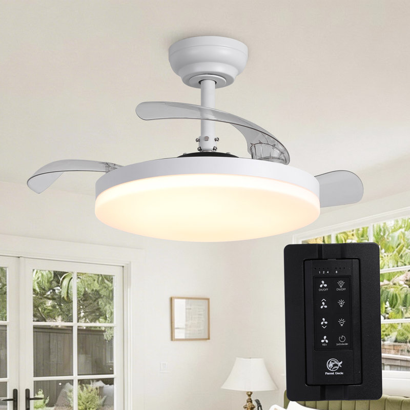 Ceiling Fan with LED Lights, 91cm Wide