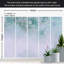 Adhésif mural pelez et collez - composition florale turquoise clair-1670594308