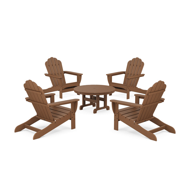 Ensemble de conversation surdimensionné 5 pièces pour chaise Adirondack Monterey Bay, Cabane