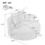 Fauteuil d'appoint pivotant surdimensionné-668936296-646453266