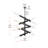 Axil 6-Bar Pendant in Black