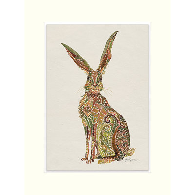 Gazing Hare by Helen Ahpornsiri - No Frame Painting