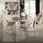 Azil Solid Wood Base Dining Table