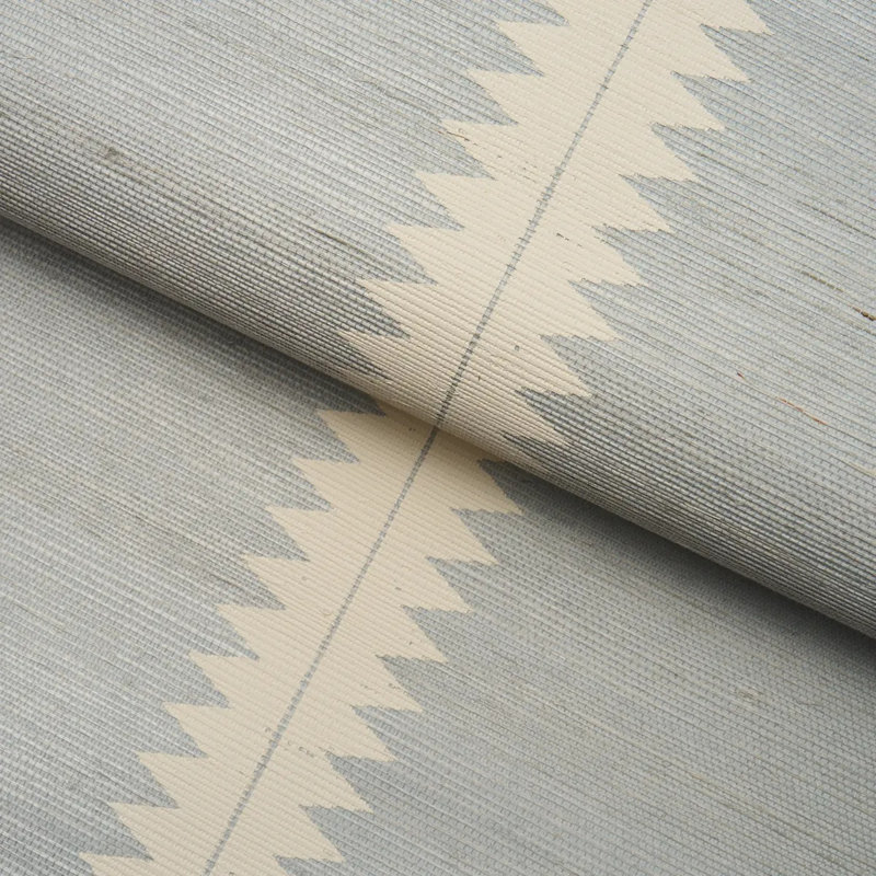 Hansen Embroidery Fabric, Blue/ Medium Blue