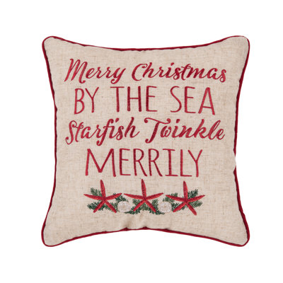 Starfish Twinkle pillow