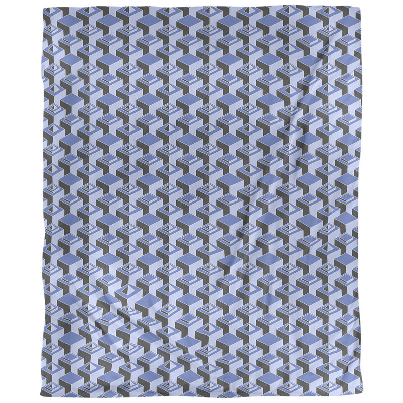 Tissu skyscrapers, bleu, L 54 po x l 36 po, Lin huître palazzo