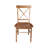 Dugazon Duante Solid Wood Cross Back Side Chair-1485521248