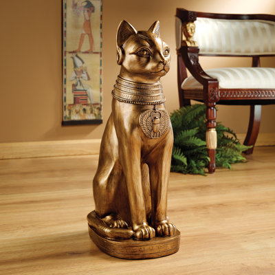 Golden Bastet of Ancient Egypt Statue