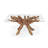 Ironton Glass Top Solid Wood Base Dining Table