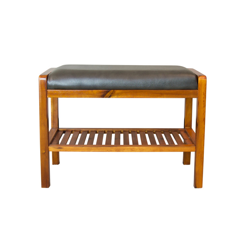Banc de rangement en similicuir Aavan