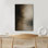 «Dark to Light Rustic Gradient Wall Decor», reproduction d'art sur toile encadrée