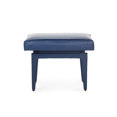 Winston Leather Accent Stool