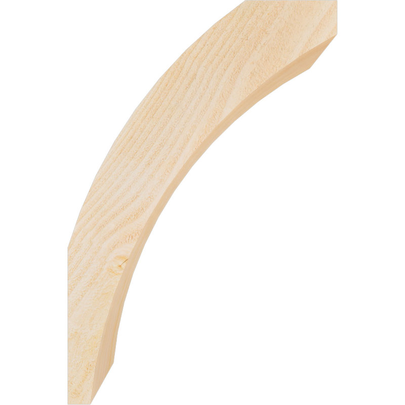 Genouillère Thorton, Sapin Douglas de 6 po (sciage brut), 16 po X P 24 po H