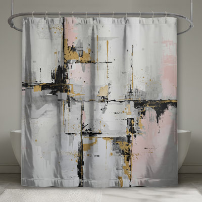 Rideaux de douche Abstract Gold
