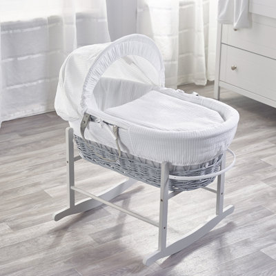  Babykörbchen mit Gestell und Ausstattung