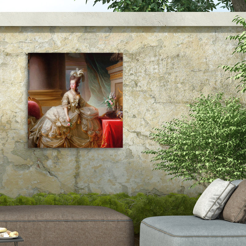 Toile pour l'extérieur Marcus Jules Marie Antoinette, H 14 po x l 14 po