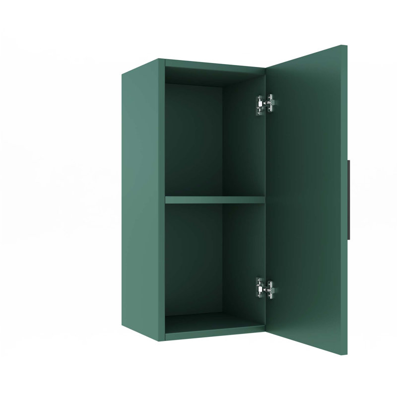 14" Wall-Mounted Floating Bathroom Vanity Side Cabinet