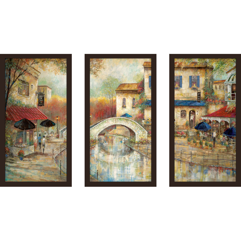 «Arthur's by the Canal», reproduction d'art encadrée à multiples images, H 25,5 po x l 40,5 po x P 1 po