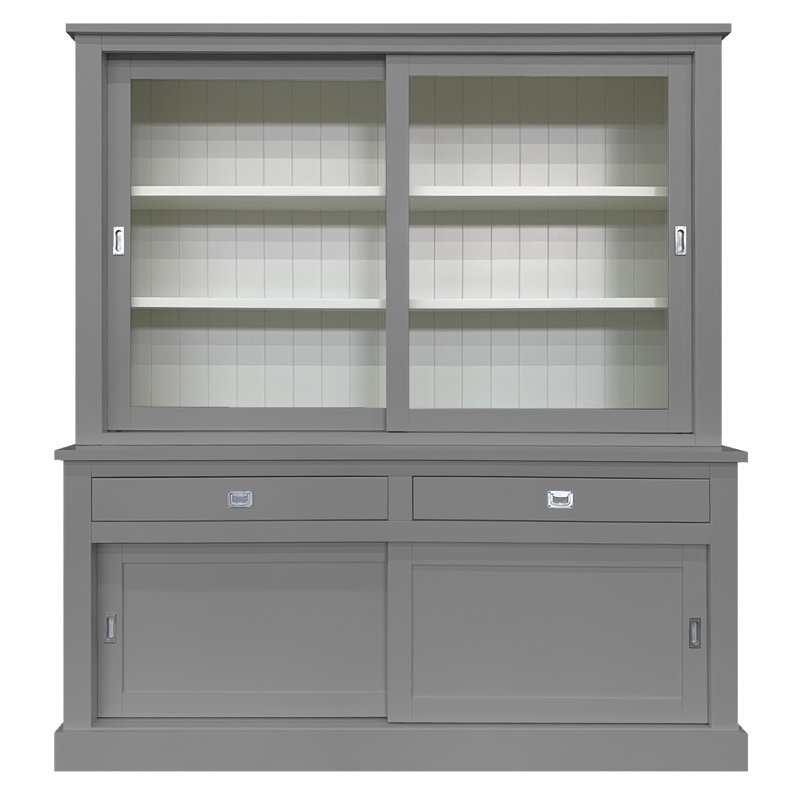Antione Display Cabinet, Dusty Grey 