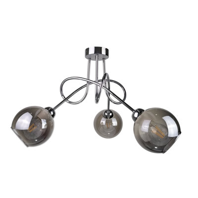 Chilhowee Glass Semi Flush Mount