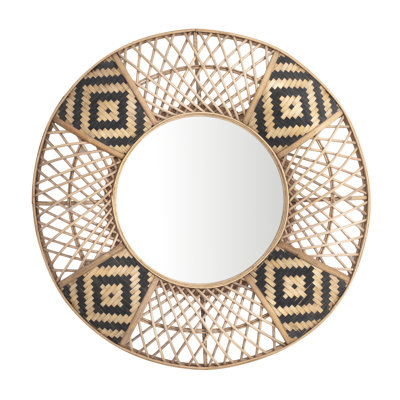 Wordsworth Rattan Mirror