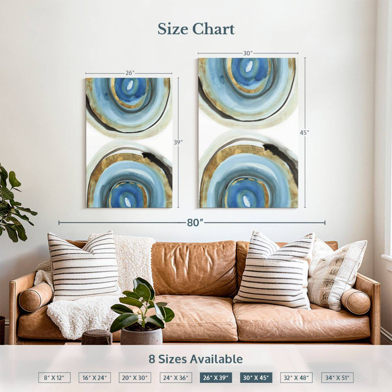 Avery Together Forever Abstract, 39" H x 26" W