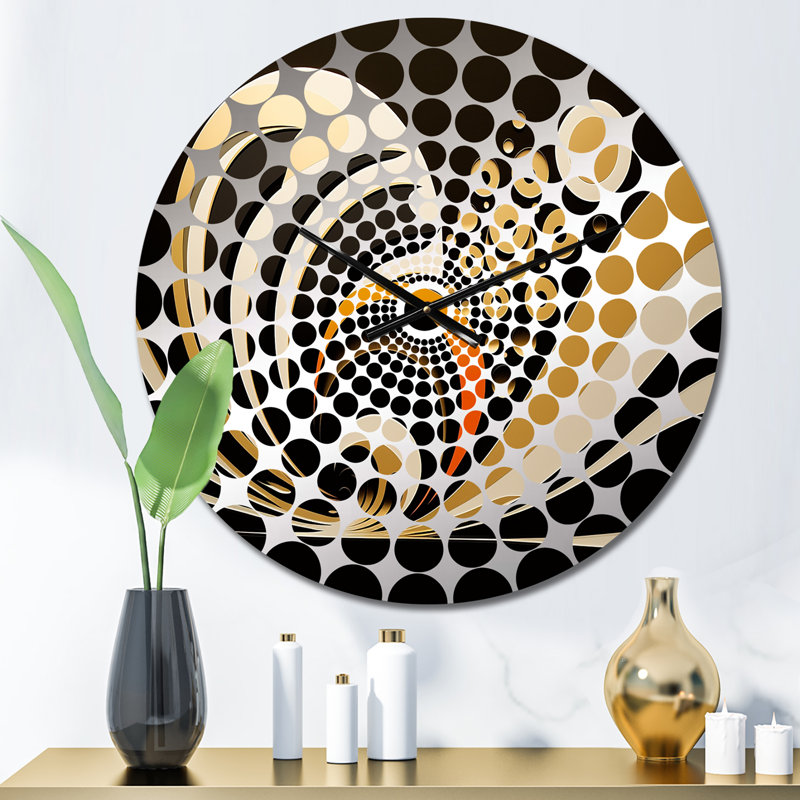 Servando - Horloge murale géométrique abstraite, Petit