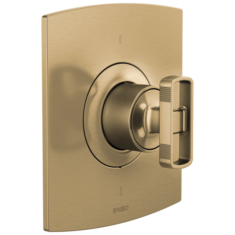 Kintsu® Sensori® Thermostatic Valve Trim, Luxe Gold, Knob