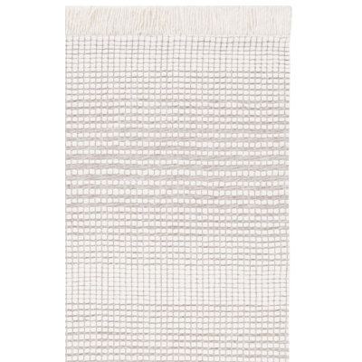 Tapis beige noué à la main