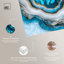 «Godeed Geode Eye III», art mural géode bleue par Art Remedy-118089743-118089745-118089746