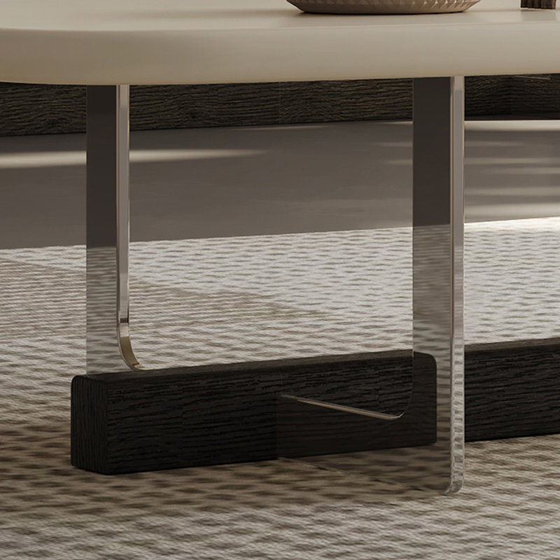 Table basse de style italien jumelée à un meuble télé