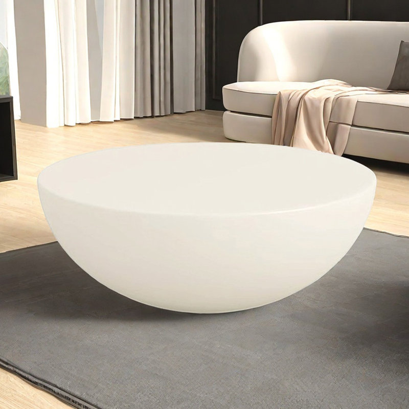 Table basse Minimalist, Crème