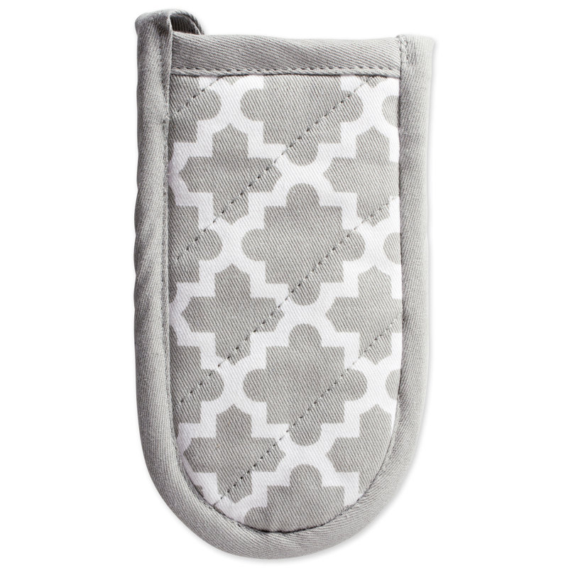 Porte-main à motif de treillis Trung, Gris
