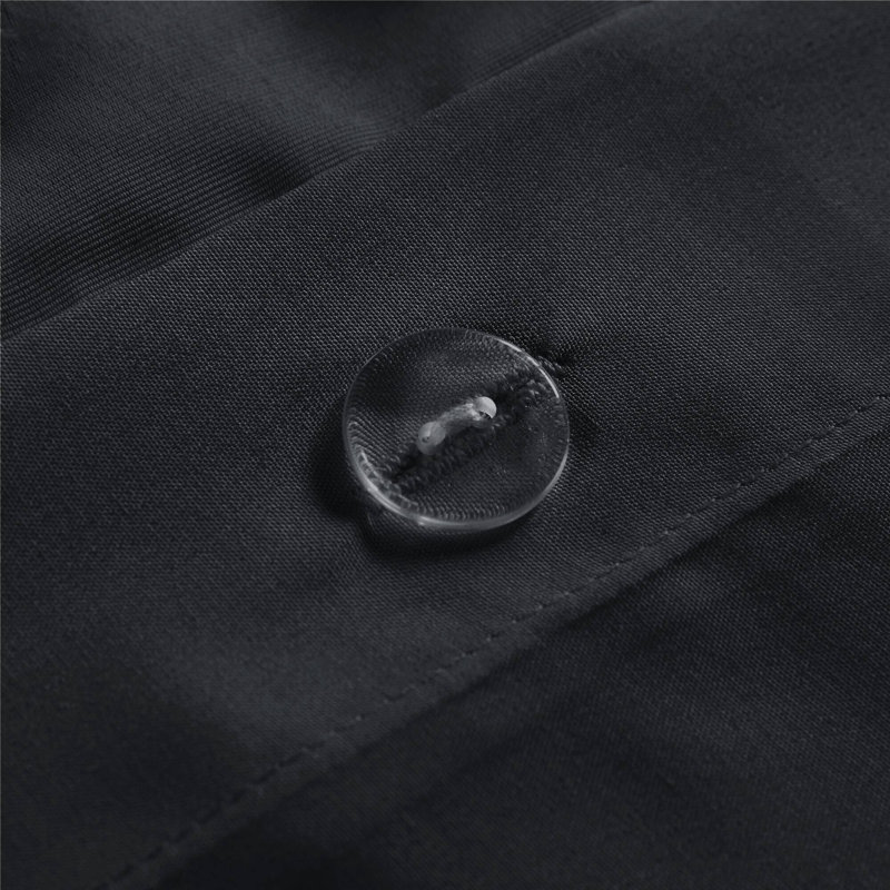 Ensemble de literie moderne en polyester TG, jacquard noir