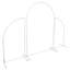 Supports de décoration de fond de mariage avec housse-97741625