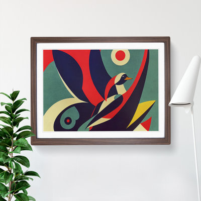 Swan Abstract Art Vol.2 - Single Picture Frame Print
