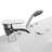 Ella Standard Acrylic Hydro Massage w/ Independent Foot Massage Walk in Tub 30"x60", Left Inward Swing Door, 2 Piece Faucet