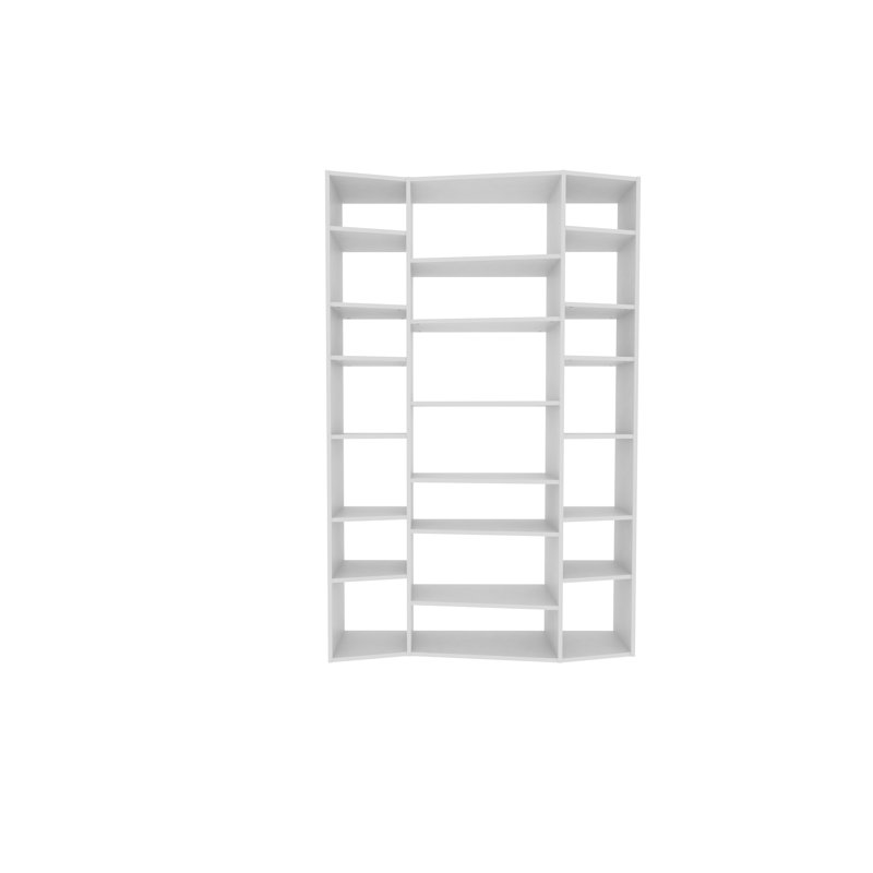 Vsevidof 224 cm H x 144 cm W Bookcase